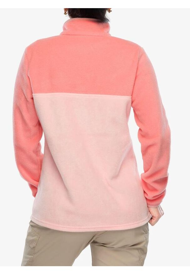 columbia - Bluza turystyczna damska Columbia Benton Springs Half Snap Pull Over II. Kolor: różowy