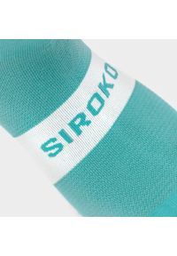 SIROKO - Mężczyzna i kobieta Kolarstwo Skarpetki rowerowe S1 Cyan Trollstigen Siroko Cy. Kolor: wielokolorowy, turkusowy, niebieski. Materiał: nylon. Sport: kolarstwo