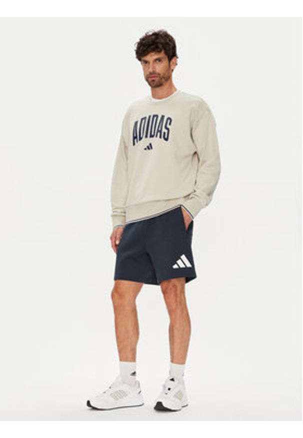 Adidas - adidas Szorty sportowe Z.N.E. JW4742 Granatowy Regular Fit. Kolor: niebieski. Materiał: bawełna. Styl: sportowy