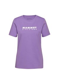 Koszulka damska Mammut Core Classic. Kolor: fioletowy. Sport: joga i pilates, taniec #1