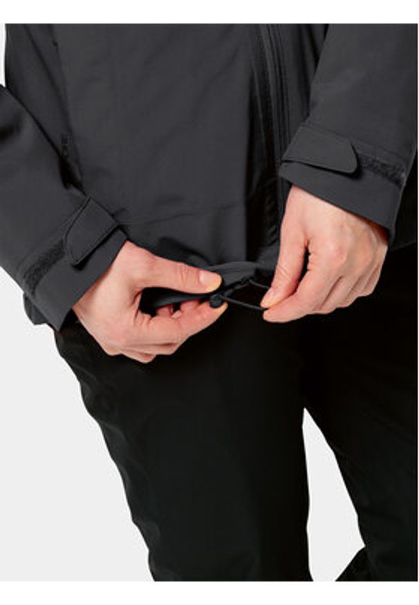 Jack Wolfskin Kurtka outdoor Moonrise 3In1 Jkt 1115621 Czarny Regular Fit. Kolor: czarny. Materiał: syntetyk. Sport: outdoor