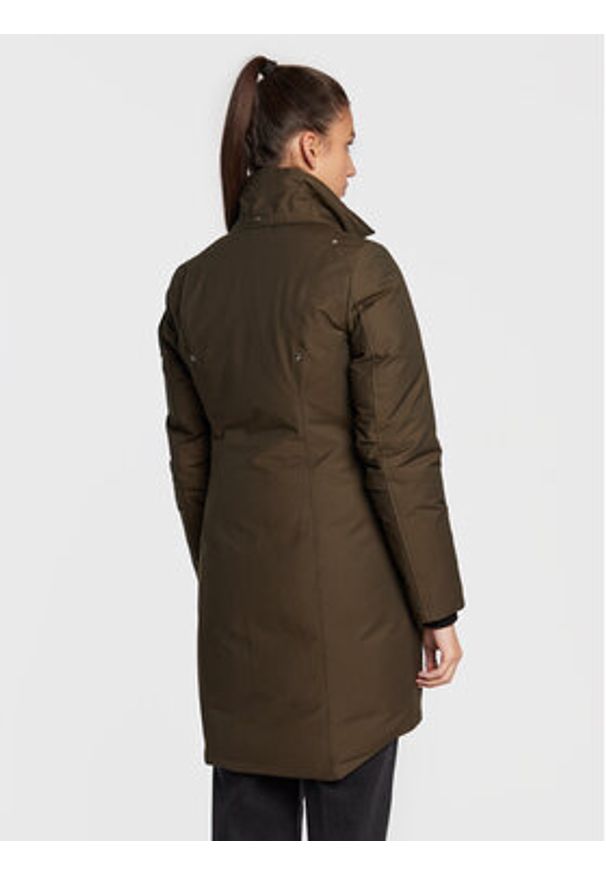 Moose Knuckles Kurtka puchowa Original Stirling MK2003LP Zielony Regular Fit. Kolor: zielony. Materiał: bawełna