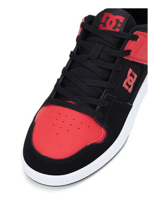 DC Sneakersy DC SHOES CURE ADYS400073-XKRK Czarny. Kolor: czarny. Materiał: nubuk, skóra