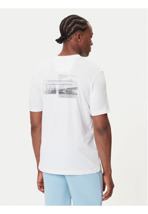 BOSS T-Shirt Photoprint 50545869 Biały Relaxed Fit. Kolor: biały. Materiał: bawełna