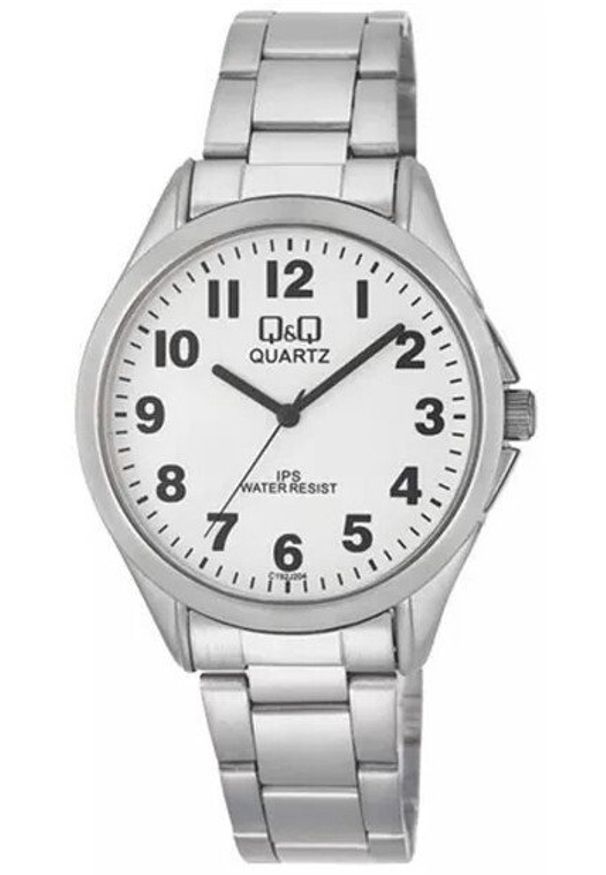 Zegarek męski QQ C192-204 srebrny. Kolor: srebrny