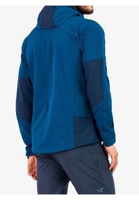 Kurtka softshell męska Rab Torque Jacket. Kolor: niebieski. Materiał: softshell