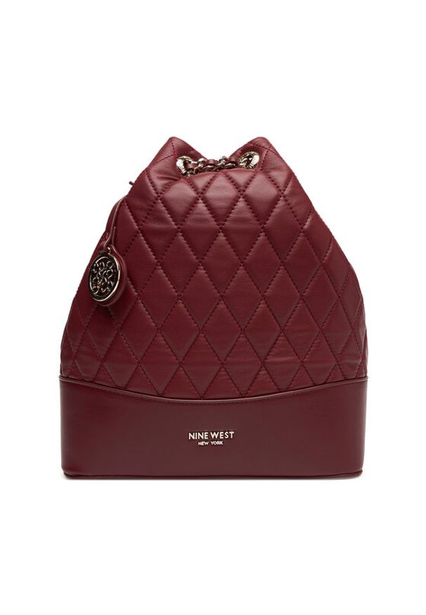 Nine West Plecak CEO-KANSAS-JH5824-NW Bordowy. Kolor: czerwony. Materiał: syntetyk, materiał