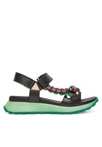 Hispanitas Sandały Maui HV253898 Czarny. Kolor: czarny. Materiał: skóra