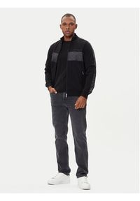 Karl Lagerfeld - KARL LAGERFELD Bluza 705035 554910 Czarny Regular Fit. Typ kołnierza: dekolt w karo. Kolor: czarny. Materiał: bawełna #3