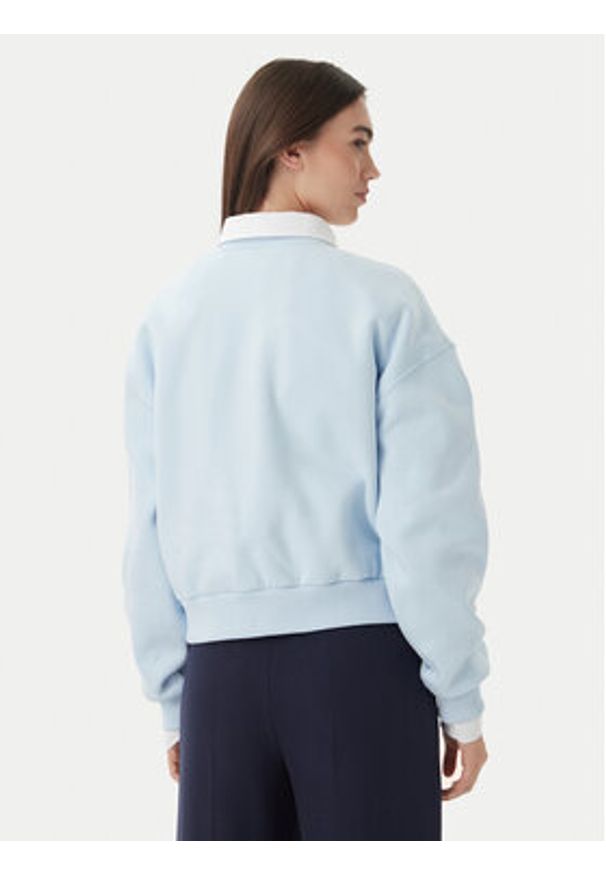 TOMMY HILFIGER - Tommy Hilfiger Bluza WW0WW47831 Niebieski jasny Regular Fit. Kolor: niebieski. Materiał: syntetyk