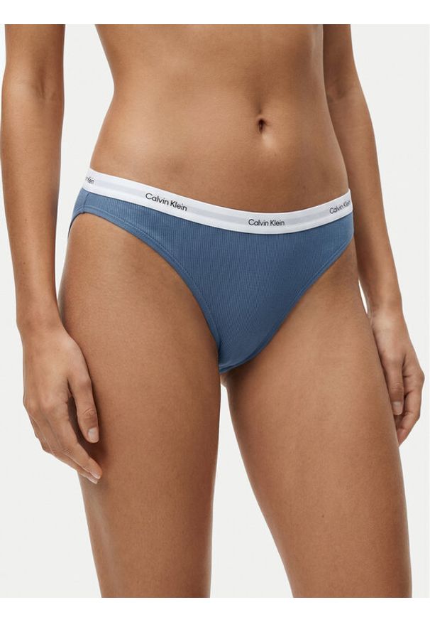 Calvin Klein Underwear Figi klasyczne LV00QD5358 Niebieski. Kolor: niebieski. Materiał: bawełna