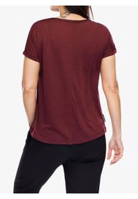SENSOR - Koszulka merino damska Sensor Merino Air Traveller Tee SS. Kolor: czerwony