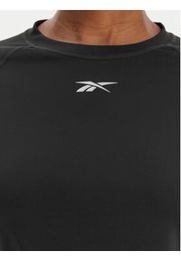 Reebok Koszulka techniczna RK25604CCW Czarny Slim Fit. Kolor: czarny. Materiał: syntetyk #3