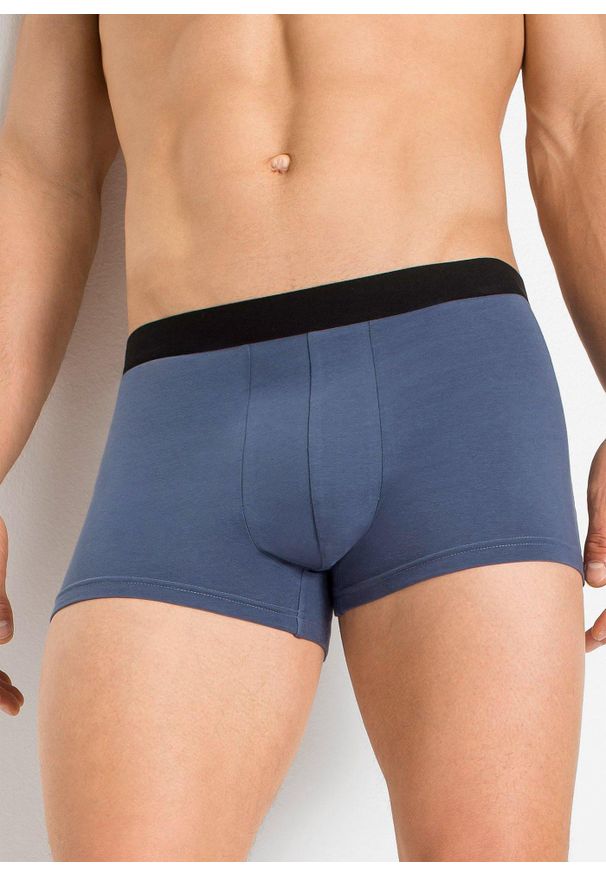 bonprix - Bokserki z bawełną, dopasowany fason (10 par). Kolor: czarny. Materiał: bawełna