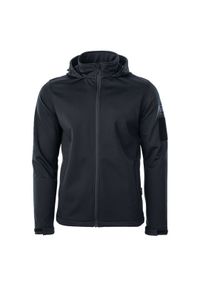 Kurtka męska Softshell Magnum Cervus - czarna, Rozmiar S. Typ kołnierza: kołnierzyk stójkowy. Kolor: czarny. Materiał: softshell #1