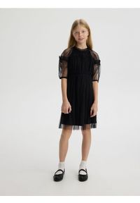 Reserved - Tiulowa sukienka - czarny. Kolor: czarny. Materiał: tiul #1