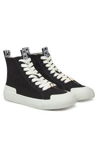 Coccinelle Trampki E4 SXG 24 02 01 Czarny. Kolor: czarny. Materiał: materiał #5