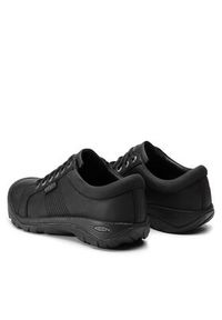 keen - Keen Półbuty Austin 1002990 Czarny. Kolor: czarny. Materiał: skóra #4