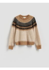 Reserved - Sweter z moherem i wełną - wielobarwny. Materiał: moher, wełna #1