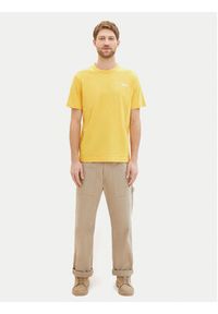 Tom Tailor T-Shirt 1040821 Żółty Regular Fit. Kolor: żółty. Materiał: bawełna