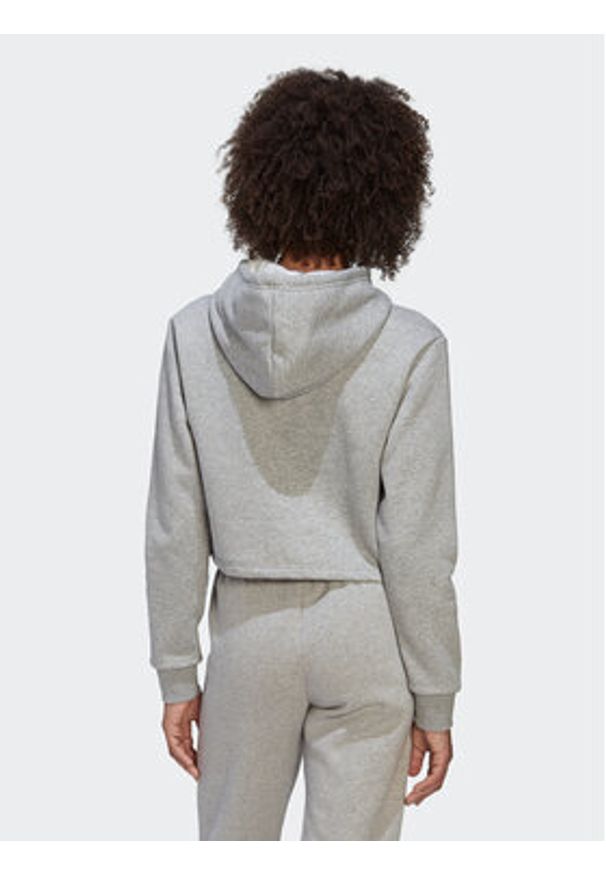 Adidas - adidas Bluza adicolor Essentials HJ7851 Szary Loose Fit. Kolor: szary. Materiał: bawełna