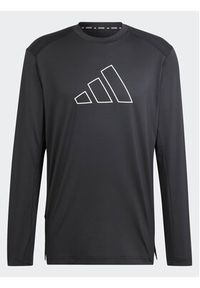 Adidas - adidas Koszulka techniczna Train Icons Small Logo Training IN9806 Czarny Regular Fit. Kolor: czarny. Materiał: syntetyk #6
