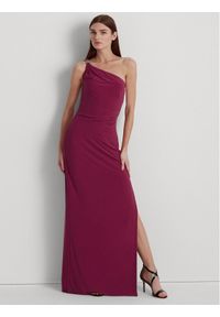 Lauren Ralph Lauren Sukienka wieczorowa 253751483025 Różowy Slim Fit. Kolor: różowy. Materiał: syntetyk. Styl: wizytowy #1