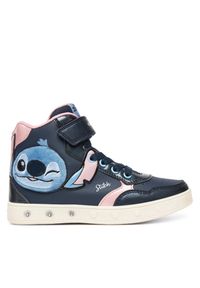 Sneakersy Geox. Kolor: niebieski