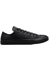 Trampki Converse Chuck Taylor Ox Leather, Dla obu płci. Kolor: czarny. Materiał: skóra, materiał