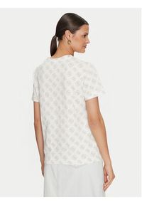 Guess T-Shirt Noemie V4YI04 I3Z14 Biały Regular Fit. Kolor: biały. Materiał: bawełna