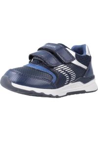 Geox - Buty GEOX B PYRIP BOY A Niebieski. Kolor: niebieski. Materiał: syntetyk, tkanina. Sport: turystyka piesza