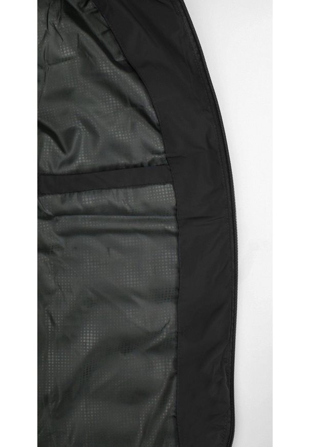 Pako Jeans - Kurtka Jesienno-Zimowa Czarna z Kapturem, Delikatnie Ocieplana, Pikowana, Męska -PAKO JEANS. Typ kołnierza: kaptur. Kolor: czarny. Materiał: poliester, tkanina. Sezon: jesień, zima