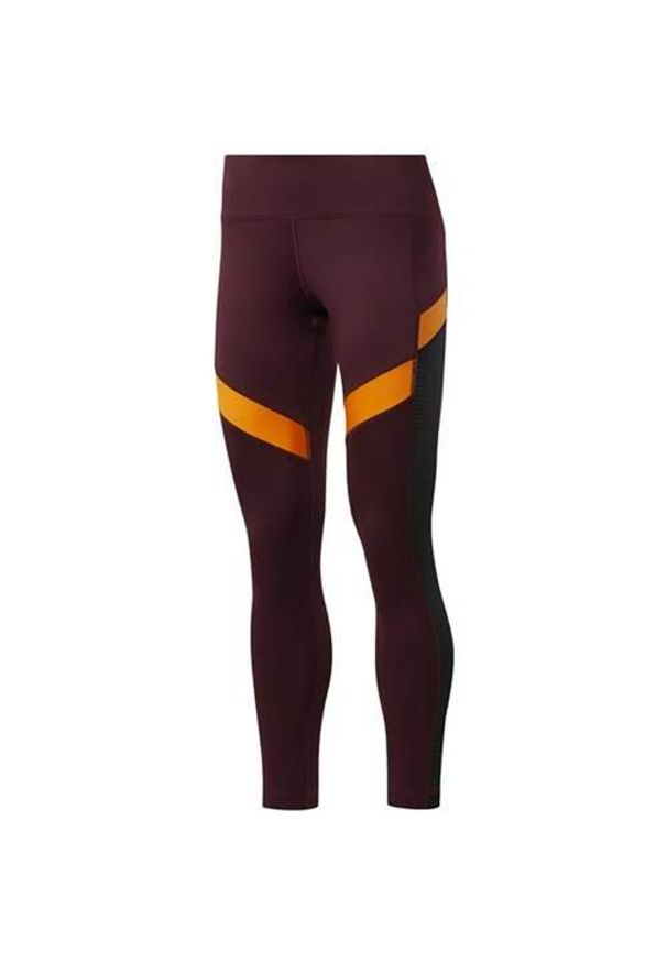 Spodnie do biegania damskie Reebok Wor Mesh Tight. Kolor: wielokolorowy. Materiał: mesh