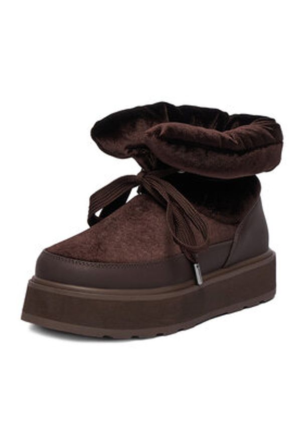 Juicy Couture Śniegowce EO-WS24267-01 Brązowy. Kolor: brązowy. Materiał: materiał