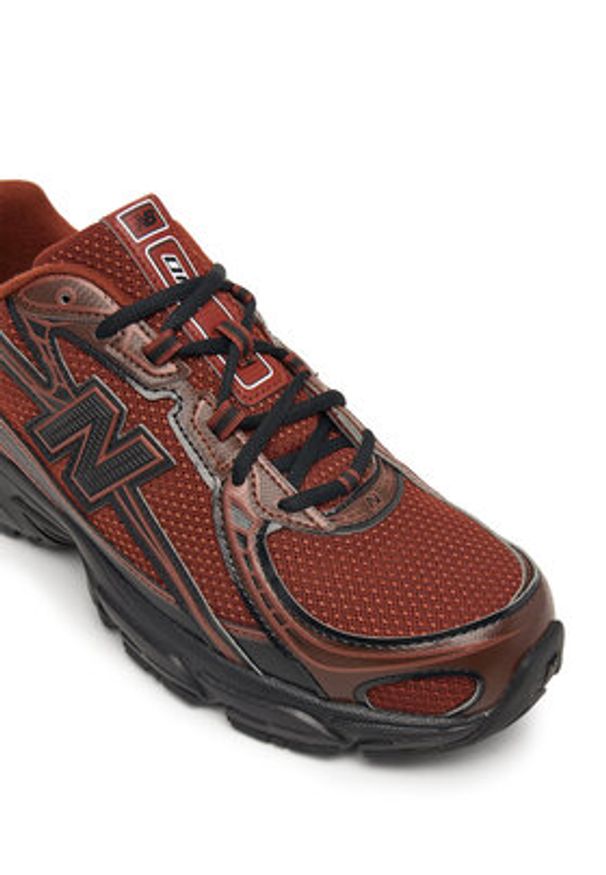 New Balance Sneakersy U7407CB Brązowy. Kolor: brązowy. Materiał: skóra