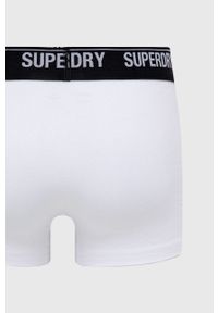 Superdry bokserki (3-pack) męskie kolor biały. Kolor: biały. Materiał: bawełna #3