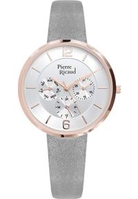 Zegarek Pierre Ricaud Zegarek damski Pierre Ricaud P22023.9GR3QF szary. Kolor: szary #1