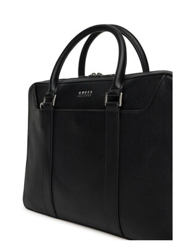 Guess Torba na laptopa HMPATU P5238 Czarny. Kolor: czarny. Materiał: skóra