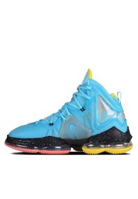 Buty koszykarskie męskie Nike Lebron 19. Kolor: niebieski. Materiał: materiał, syntetyk. Szerokość cholewki: normalna