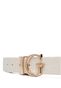Guess Pasek Damski BW7861 P3430 Beżowy. Kolor: beżowy. Materiał: skóra #4