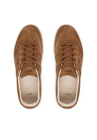 BOSS Sneakersy Brenta 50536645 Brązowy. Kolor: brązowy. Materiał: skóra, zamsz #3