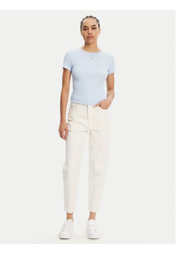 Tommy Jeans Komplet 2 t-shirtów DW0DW21430 Kolorowy Slim Fit. Materiał: bawełna. Wzór: kolorowy