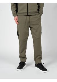 Guess Spodnie "Remy" | X3GQ04K9PM0 | Mężczyzna | Khaki. Kolor: brązowy. Materiał: poliester, bawełna. Wzór: aplikacja. Styl: elegancki