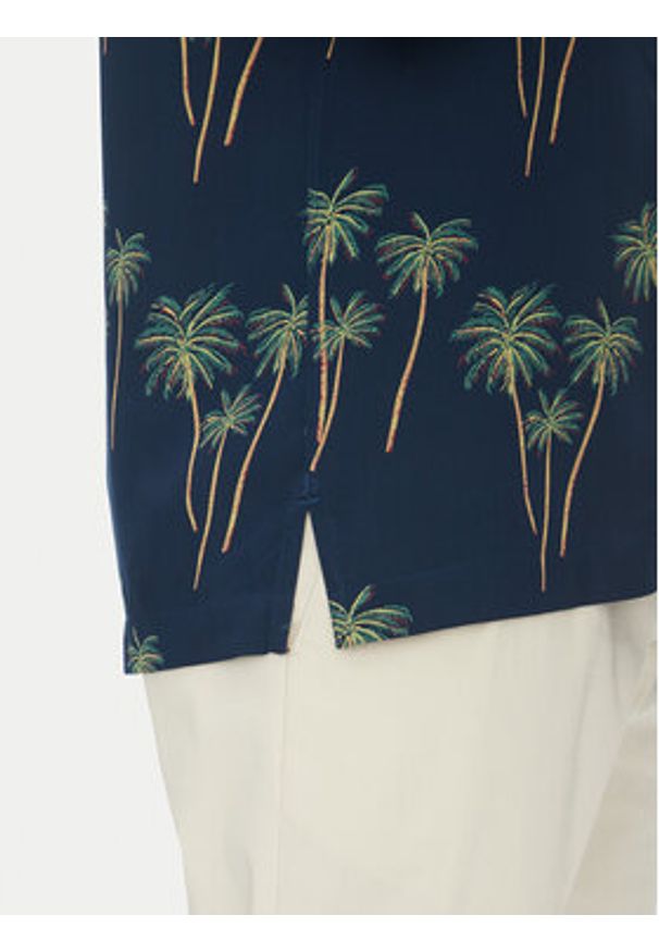 TOMMY HILFIGER - Tommy Hilfiger Koszula MW0MW38580 Granatowy Regular Fit. Kolor: niebieski