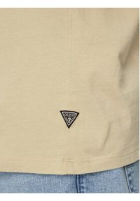 Guess T-Shirt M6GI29 K3258 Beżowy Regular Fit. Kolor: beżowy. Materiał: bawełna #4