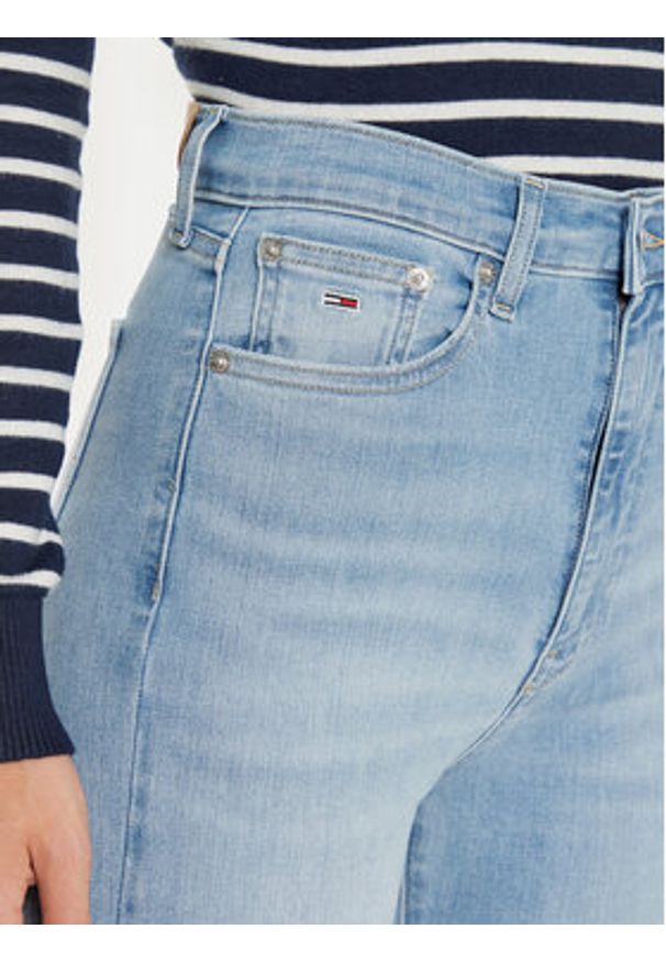 Tommy Jeans Jeansy Sylvia DW0DW19598 Niebieski Flare Fit. Kolor: niebieski