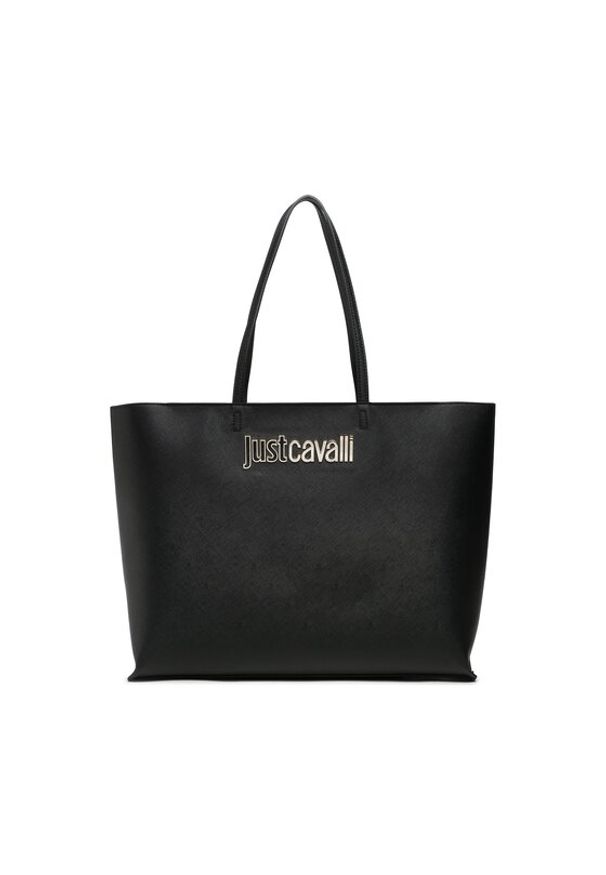 Just Cavalli Torebka 74RB4B84 Czarny. Kolor: czarny. Materiał: skórzane