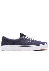 Buty Vans Era VN000EWZNVY1 - granatowe. Okazja: na co dzień. Zapięcie: sznurówki. Kolor: niebieski. Materiał: guma. Szerokość cholewki: normalna. Model: Vans Era