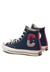 Converse Trampki Chuck 70 High A07980C Granatowy. Kolor: niebieski. Materiał: materiał #4