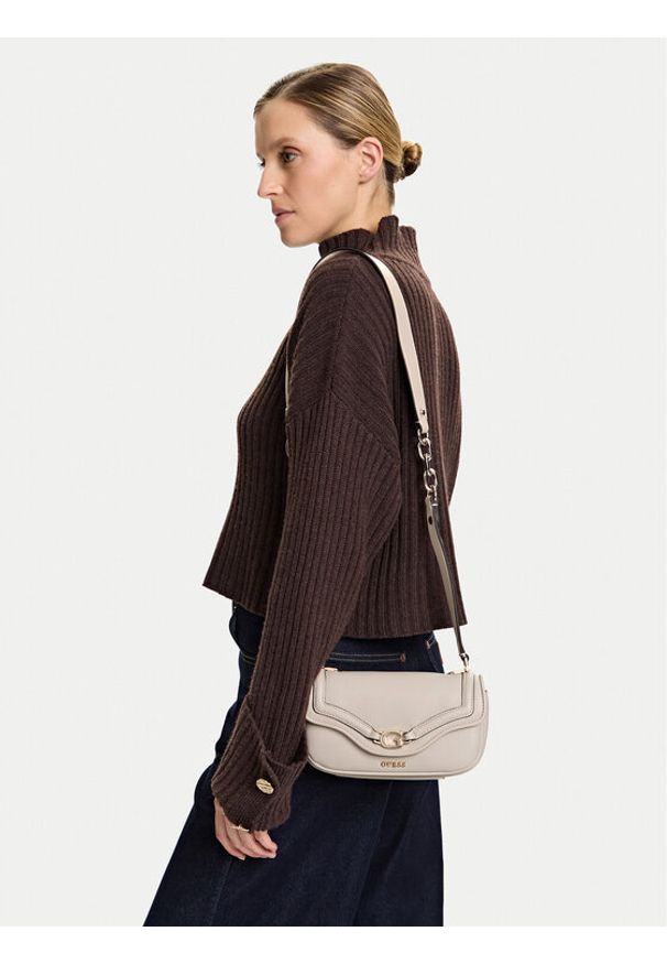 Guess Torebka Dea Mini HWBG79 93790 Écru. Kolor: kremowy. Materiał: skórzane